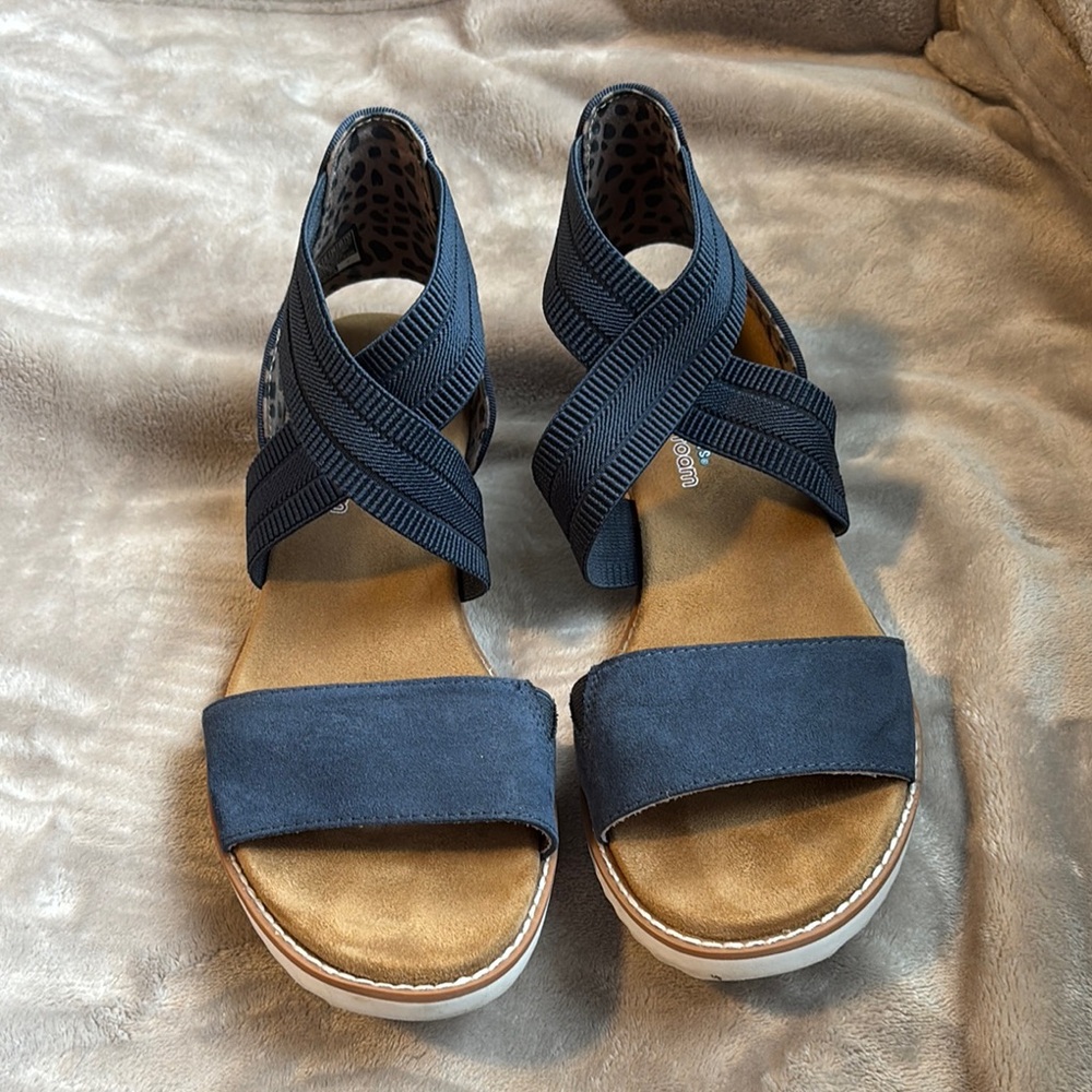 BOBS from Skechers Navy Sandals